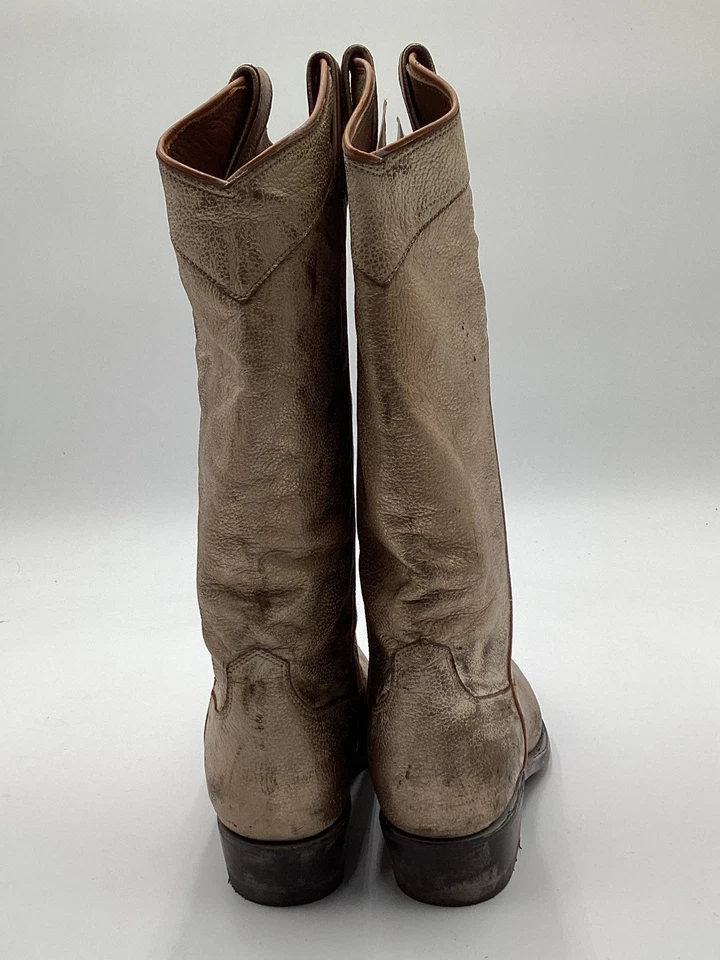 Bota para mujer Frye Billy Daisy Pull On dorada clara talla 9M Foto 4 de 4