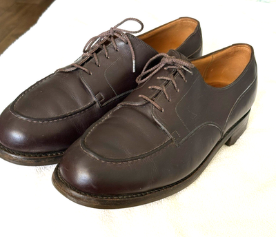 J.M. WESTON / 641 GOLF / ダークブラウン Rare JM Weston 641 Men's Brown Leather Le Golf Derby Size US 11