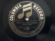 The Little Ford Rambled Right Along  Arthur Fields / Si’s Been Drinking Cider 78