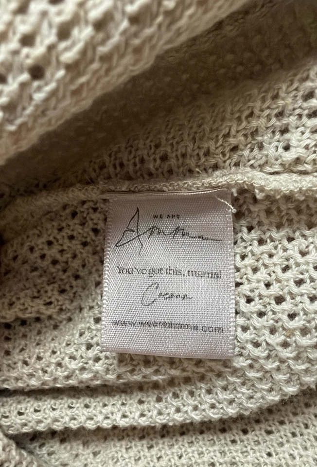 Capa de amamentação We Are AMMA 7 em 1 malha casulo bebê envoltório natural - Imagem 2 de 2