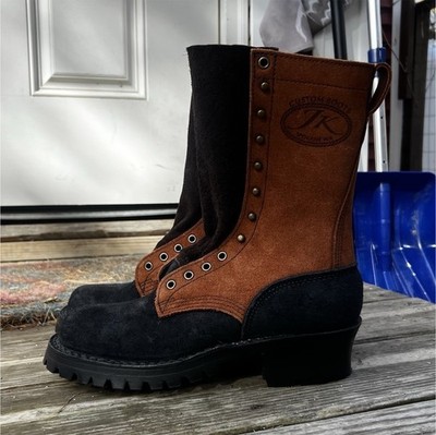 JK Boots (JK size 8E) Two Tone PNW Boot  work boot 