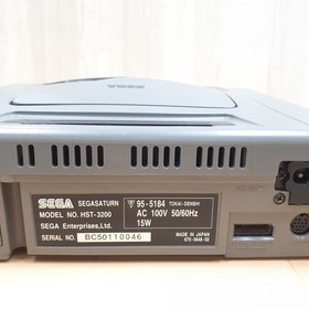 Sega Saturn Console with 2 Virtua Arcade Stick Controllers 3 Games Japan NTSC-J