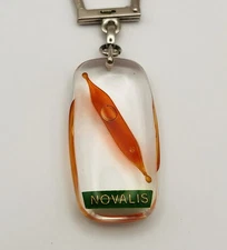 PORTE CLÉ BOURBON - NOVALIS - Laboratoire / Pharmacie - Inclusion Vintage 1960s 