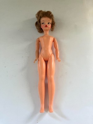 VINTAGE IDEAL TAMMY DOLL BS-12 3 DARK BLONDE HAIR 12'' TALL 1960'S VERY GOOD