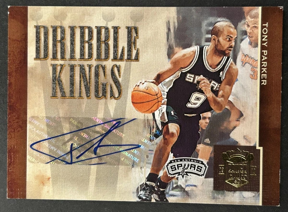 Panini Tony Parker Basketball Autographed Sports Trading Cards