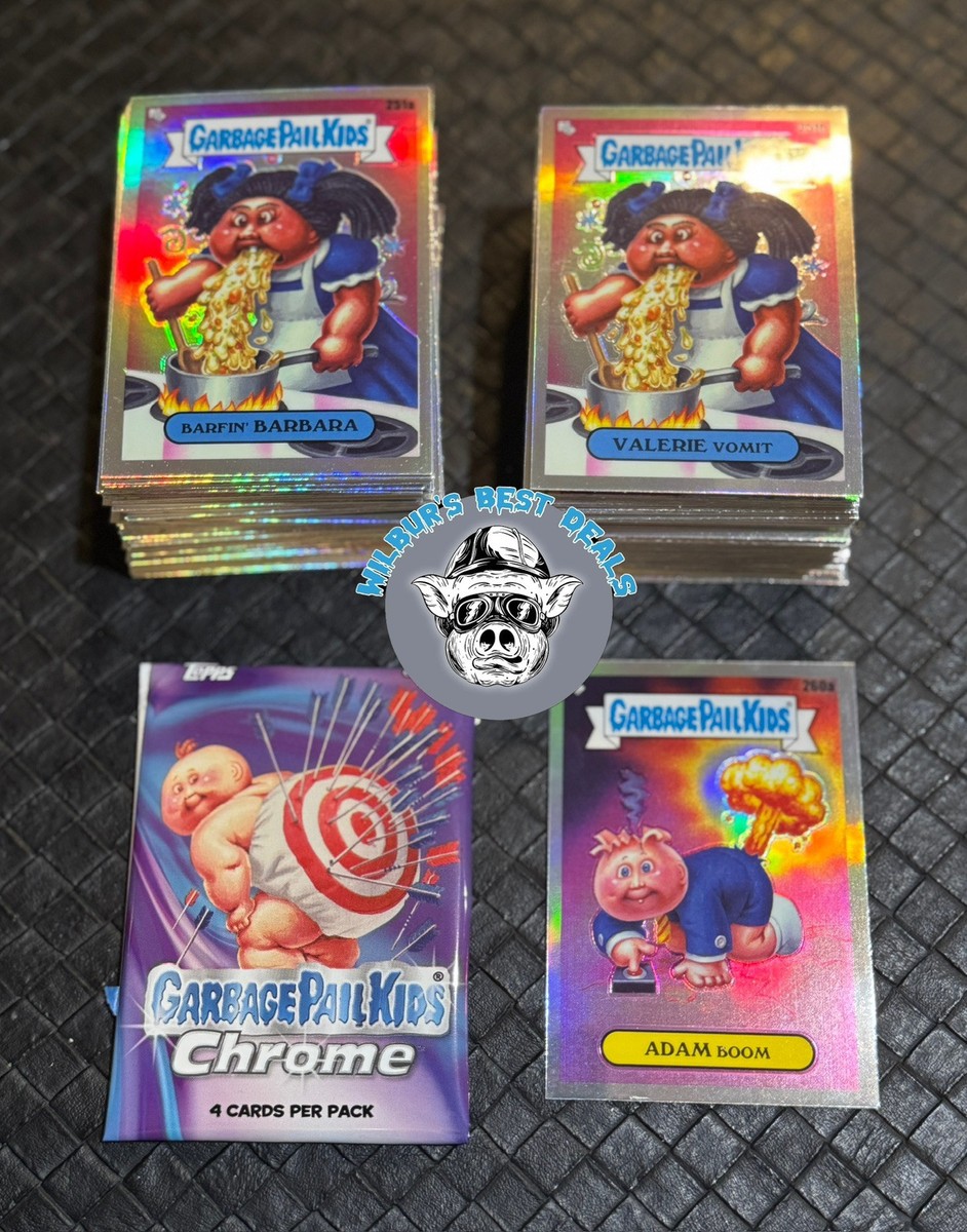 2025 GARBAGE PAIL KIDS CHROME 7 COMPLETE 100-CARD BASE