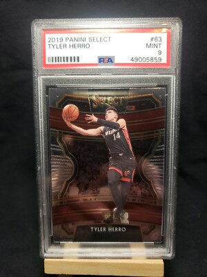 TYLER HERRO - 2019-20 PANINI SELECT - ROOKIE - #63 - PSA 9