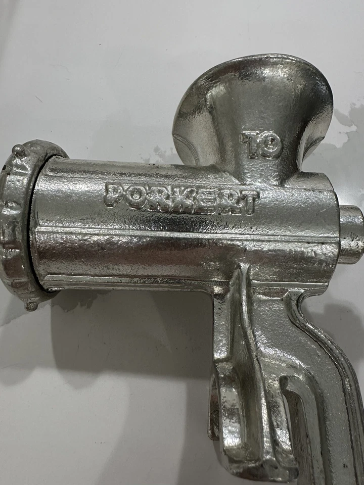 Porkert # 10 Profesional Meat Grinder Made In Czecchoslovakia Cast Iron - Image 2 of 4