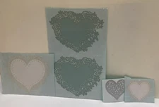 Mrs. Grossman's Paper Whispers HEART Stickers LOT