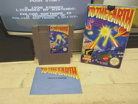 To The Earth Nintendo 8 Bit NES Pal Italian Version 1989 Boxed & Tested