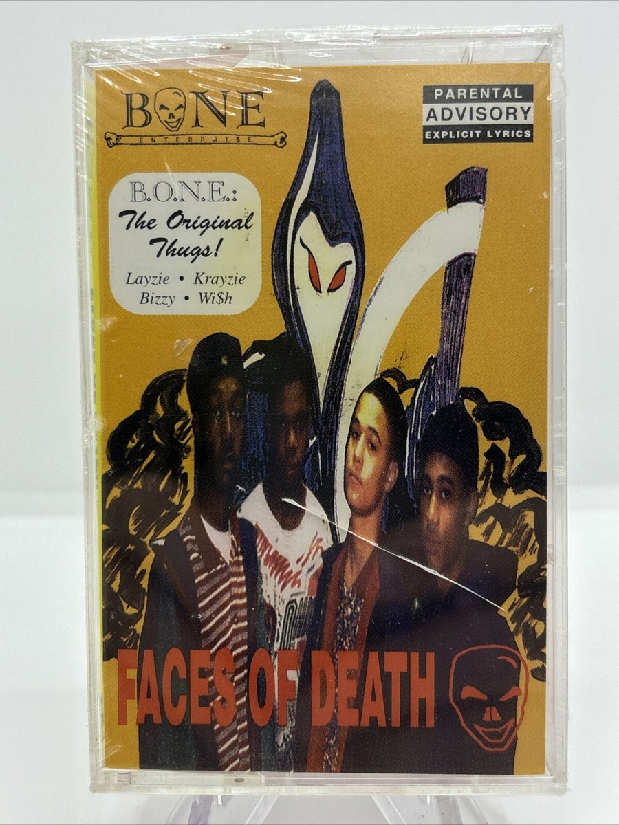 B.O.N.E. Enterprise Faces Of Death Cassette 1995 Bone Thugs