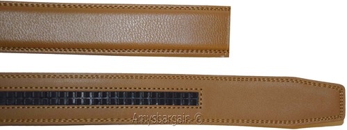 Correa cinturón hombre piel camel talla xl. 43" correa cuero genuino correa nueva solamente - Imagen 8 de 15