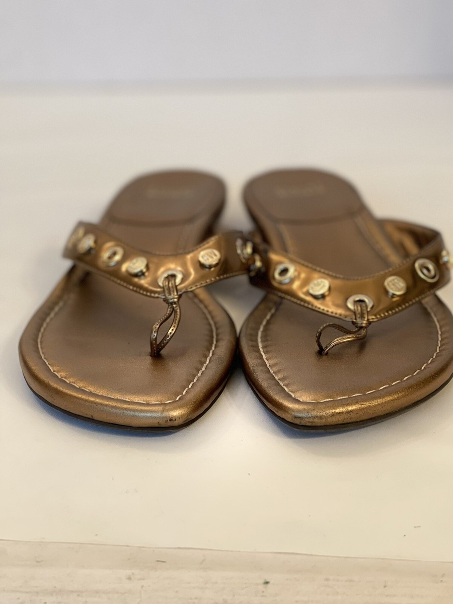 サンダル・ミュール STUART WEITZMAN Women Sandals SL038 GOLD Stuart Weitzman Women's Gold Sandals US Sz 10 | eBay