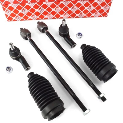 2x Febi Rotule Axiale Biellette Soufflet de Cardan Avant pour VW Golf 3 4 Vento - Photo 1/3