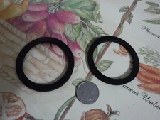 Miners 2 GASKETS  For larger CARBIDE lanterns / lamp Justrite Dewar bigboy