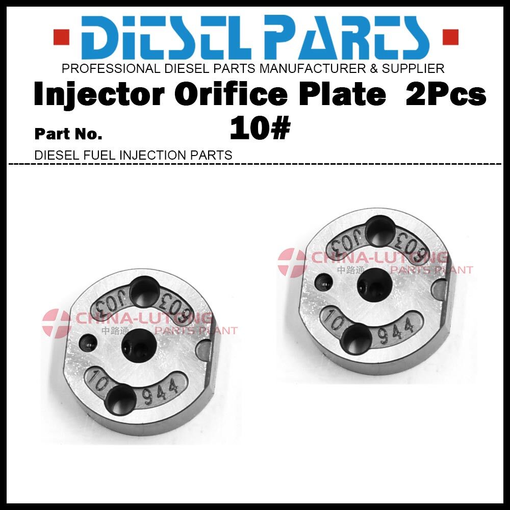 2Pcs Injector Orifice Control Plate 10# for 095000-6250 ​095000