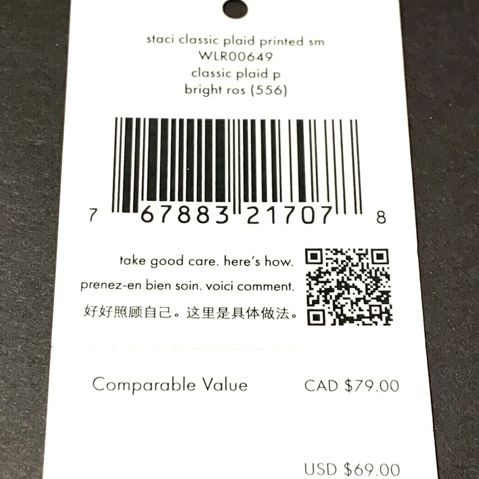 KATE SPADE КЛЕТКУ ТОНКИЙ КАРТЫ ДЕРЖАТЕЛЬ ЧЕХОЛ "STACI" ЯРКО РОЗОВЫЙ КРАСНЫЙ И ЧЕРНЫЙ НОВЫЙ! - Изображение 3 из 3