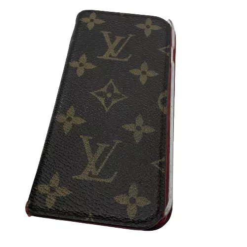 Brown Monogram LV Repurposed iPhone Case