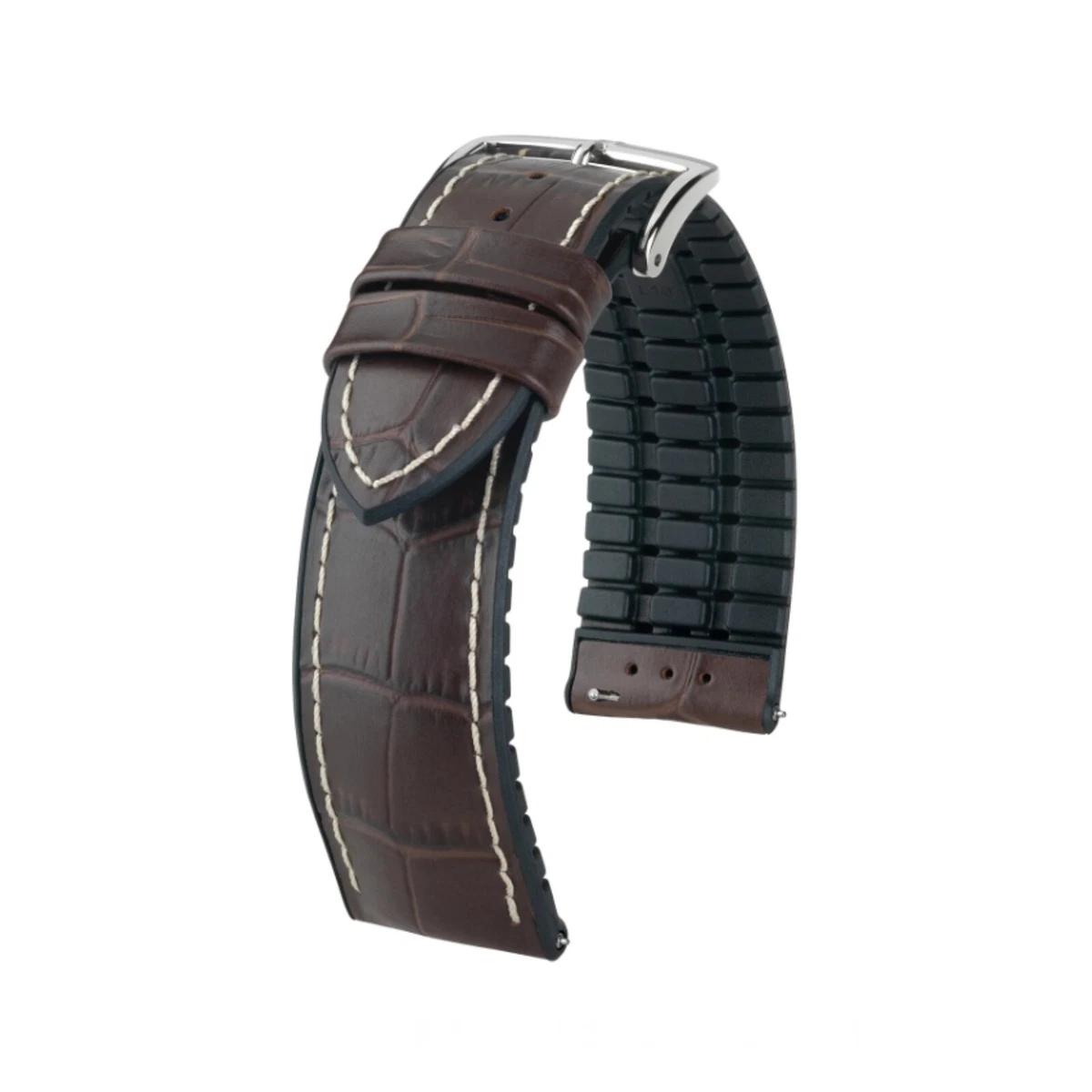 Hirsch Brown Rubber Wristwatch Bands for sale | eBay