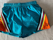 VINTAGE 80s mens SWIMWEAR short shorts S-M AQUA SPORT CANADA nos