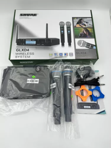 GLXD4+BETA58A Shure Vocal Dual Channel Wireless Microphone System UHF Handheld - Picture 2 of 10