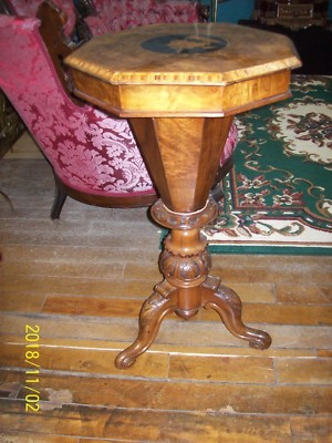 antique sewing table