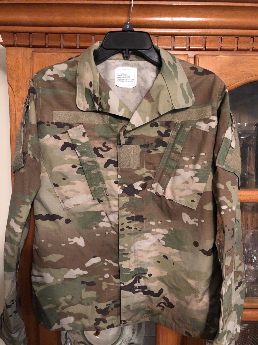 米軍実物UNITEDJOIN.FORCISAPECS.ScorpIon. OCP U.S. Army OCP Scorpion FRACU Cotton Rip-Stop Top