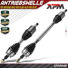 2x Antriebswelle Vorne mit ABS ring AT/MT f&uuml;r Mercedes M-Klasse W163 ML 230-500