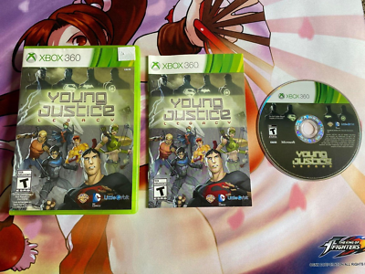 Young Justice: Legacy (Microsoft Xbox 360, 2013) Excellent Fast