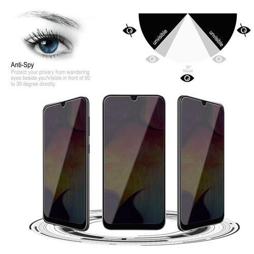 Per Samsung Galaxy A10e A20 A50 Anti-Spy Privacy Vetro Temperato Protezione  Schermo | eBay
