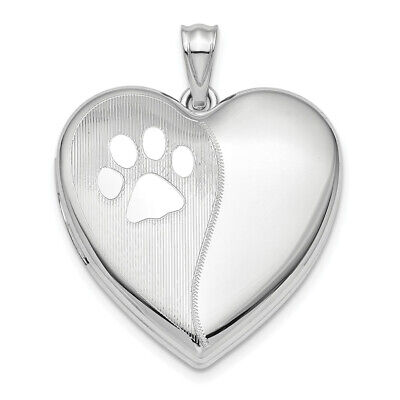 Lex & Lu Sterling Silver w/Rhodium 24mm w/Diamond Star Design Ash Holder Heart Lex & Lu Sterling Silver w/Rhodium 24mm w/Diamond Star Design Ash Holder Heart