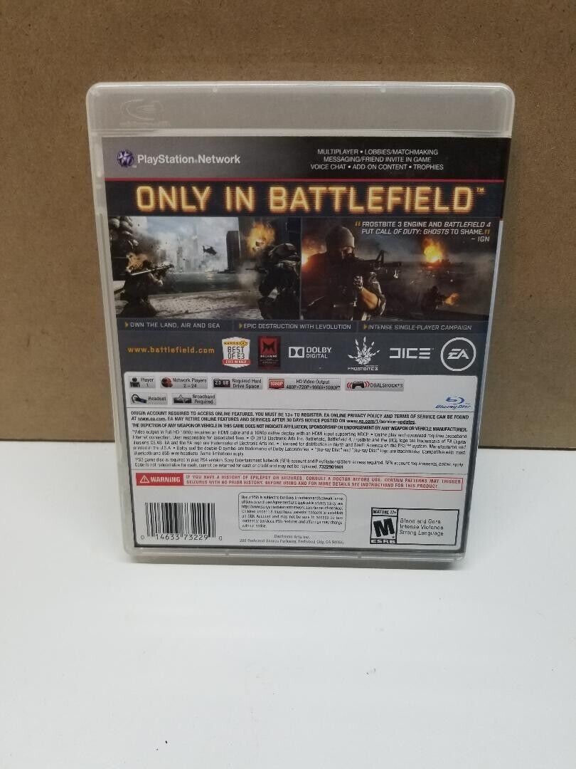 Battlefield 4 PS3 Playstation 3 Complete Video Game