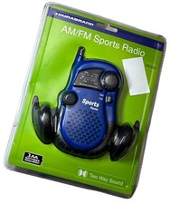 Durabrand AM/FM Sports Radio Portable Model PR-35M Two Way Sound SEALED Vintage