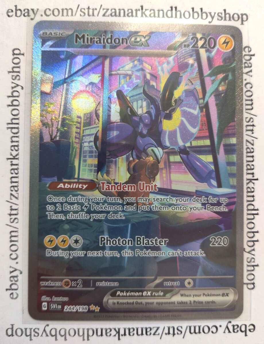 Miraidon ex sv1 244  Pokemon TCG POK Cards