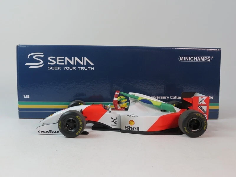 Minichamps Mclaren Ford MP4/8 #8 Senna winner Australian GP 1993 1/18 540933838 - Immagine 2 di 4