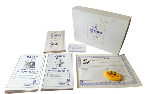 Maher Studios Home Study Course Of Ventriloquism Tapes & Lessons Missing Tape 1