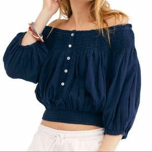 free people delta dawn smocked top