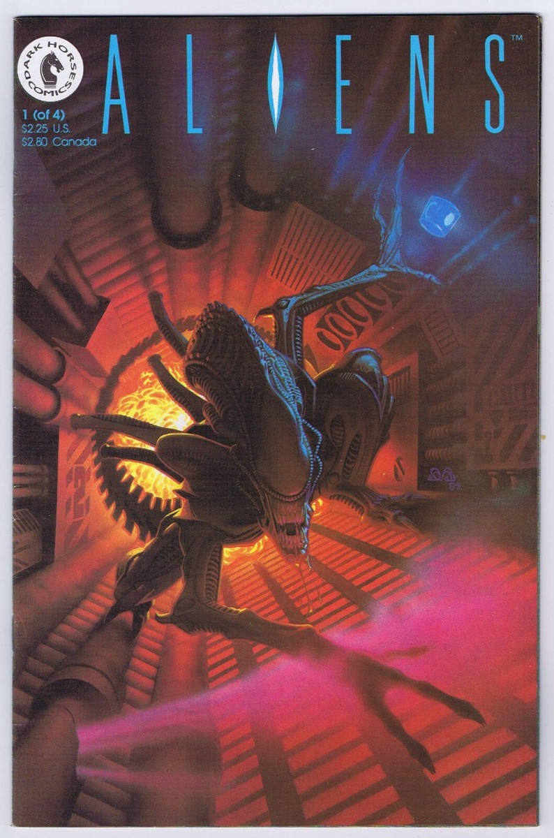 Aliens #1 FN 2nd Series Signed by Mark Verheiden 1989 Dark Horse