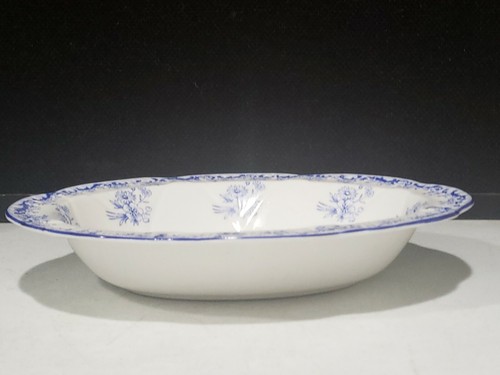 Vintage Shelley England Dainty Shape Heavenly Blue 10" SERVING VEGETABLE BOWL - Picture 6 of 7