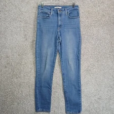 Levis Jeans Womens 30X30 Blue Denim 721 High Rise Skinny Medium Wash Stretch