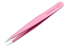 Pinzetta per capelli in acciaio inox pinzetta per capelli salone punta a punta rosa