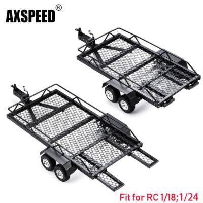 AXSPEED 1/18 1/24 RC Waage Anhänger Kleinanhänger LKW Für TRX4M SCX24 FMS18 etc