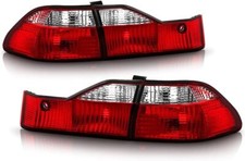 1998 1999 2000 For Honda Accord 4dr Sedan Replacement Red Brake Tail Lights