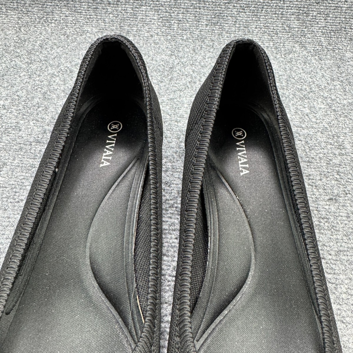 Vivaia Shoes Womens 9.5 Black Melody 2.0 Square Toe Block Heel