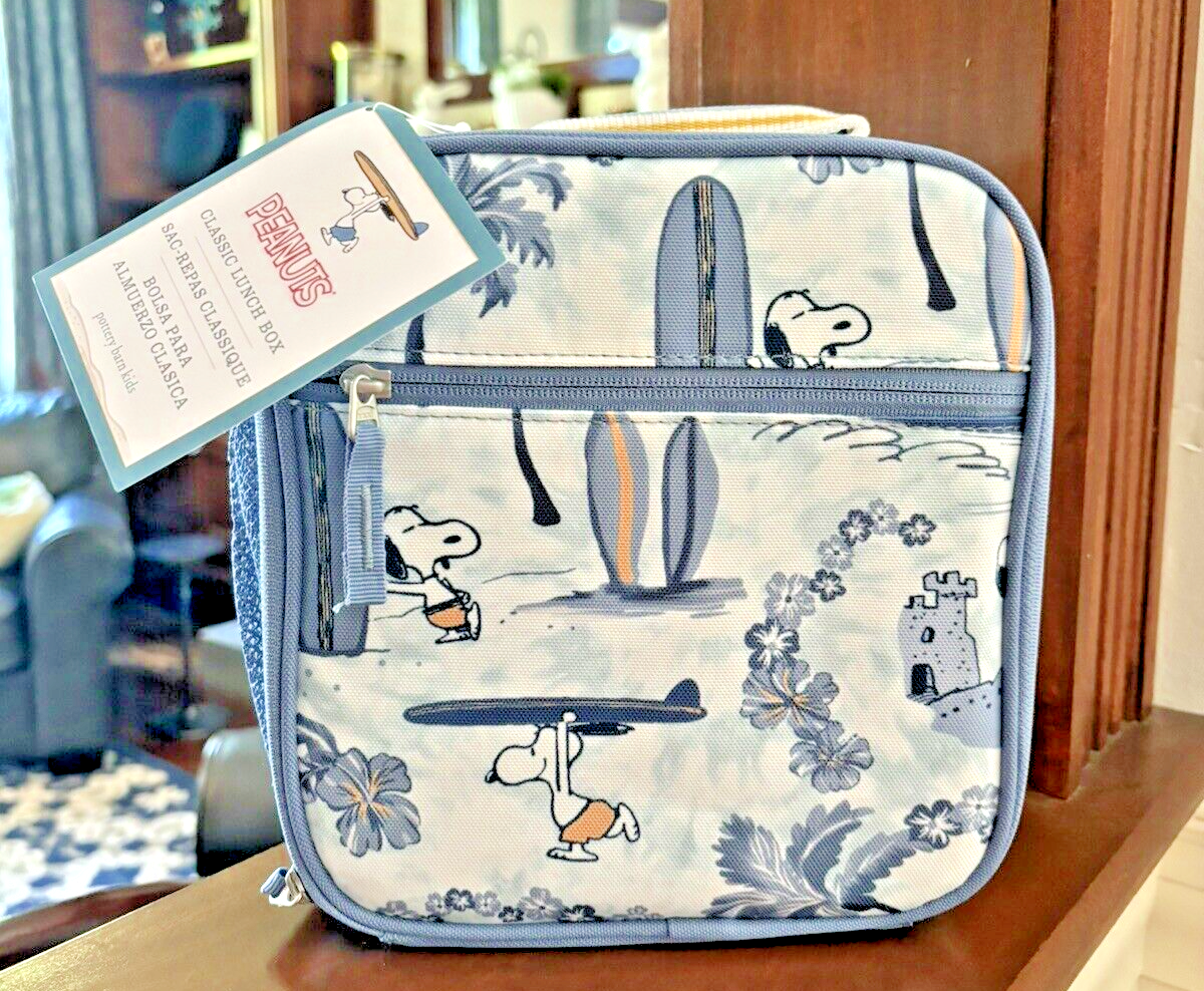 PONY Ceramica fienile Snoopy scuola PRANZO SCATOLA borsa Disney arachidi bambini set da viaggio ragazza.
