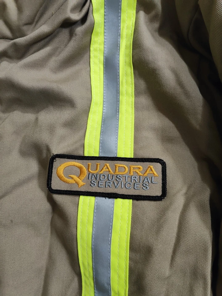 Geliget Gear Men's Khaki Flame Resistant Full Zip Jacket Size 3XL - Image 2 of 4