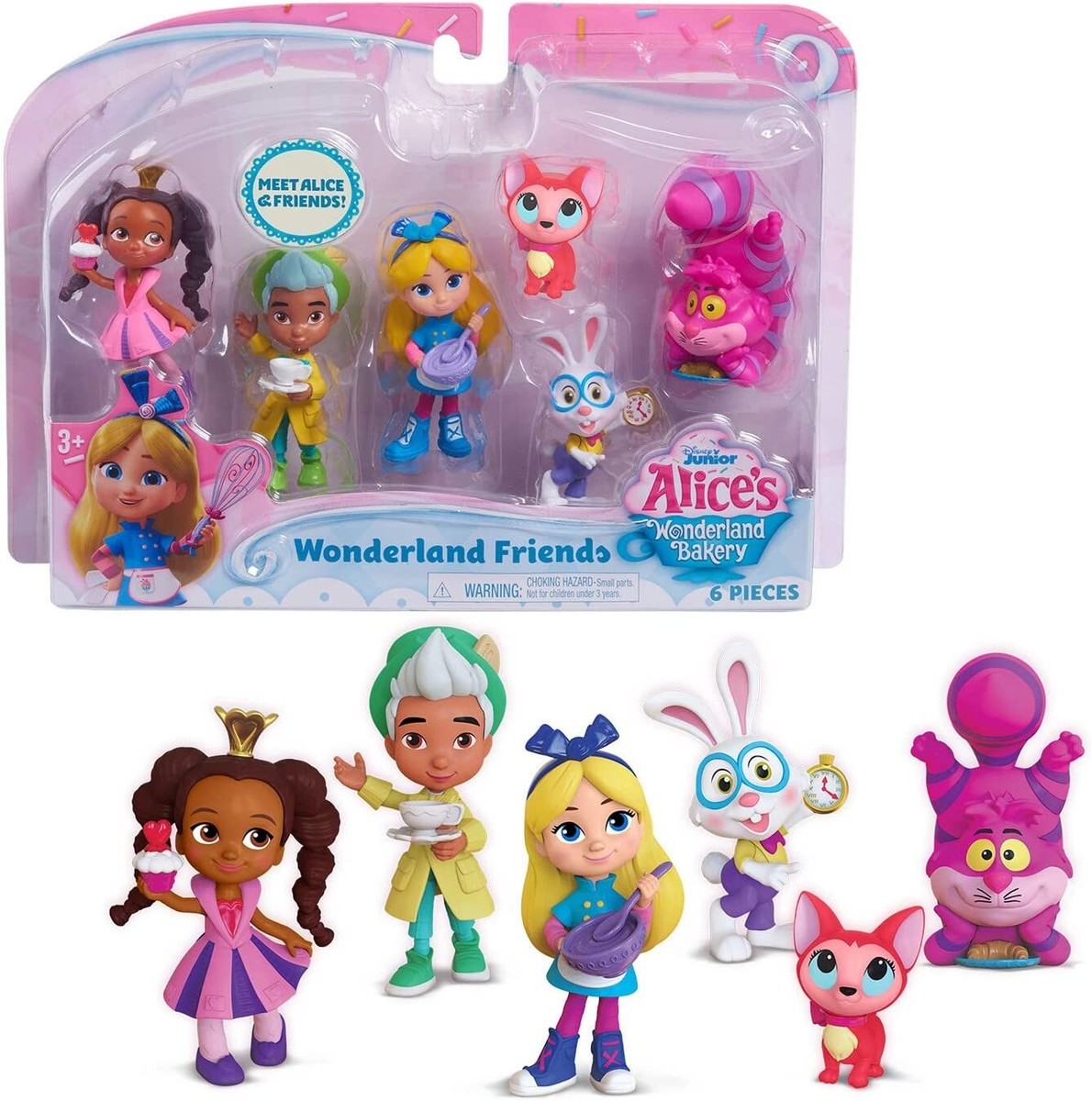 WONDERLAND FRIENDS Alice's Bakery 6 Figure Pack HATTIE FERGIE