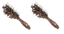 Headjog 19 Coconut Brush - Cocoa Pack of 2