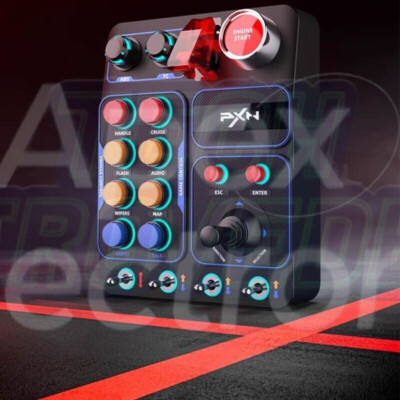 PXN CB1 Sim Racing Button Box w/ Programmable Buttons for Euro Truck Simulator 2