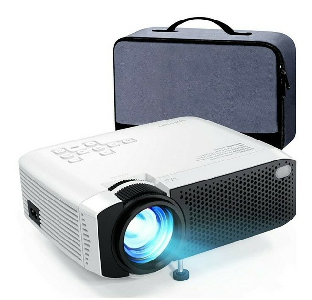 APEMAN LC350 3500 Lumens Mini Portable LCD Projector White for sale